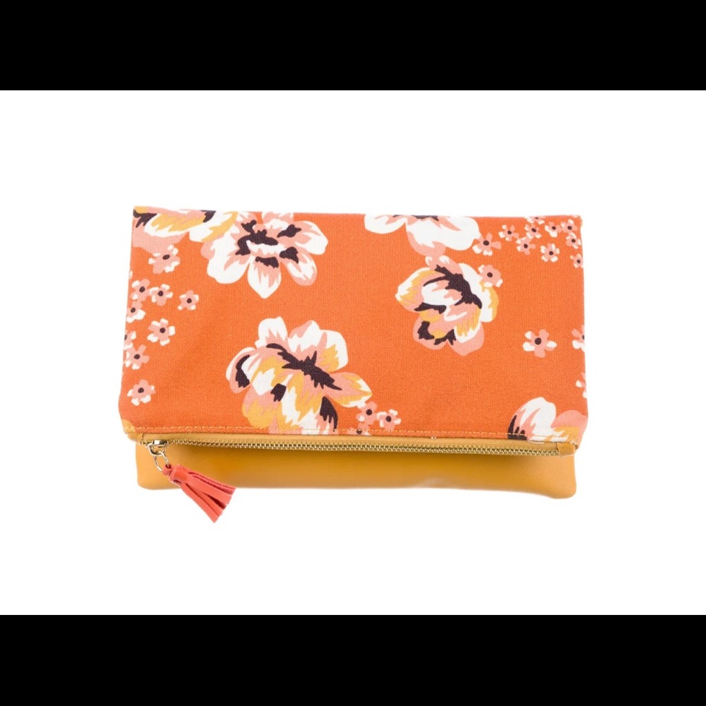 Brand New Reversible Rachel Pally fold‎ over clutch